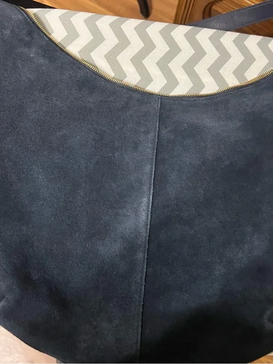 Madewell Essential Curve Shoulder Bag. Navy S - Picture 2 of 16